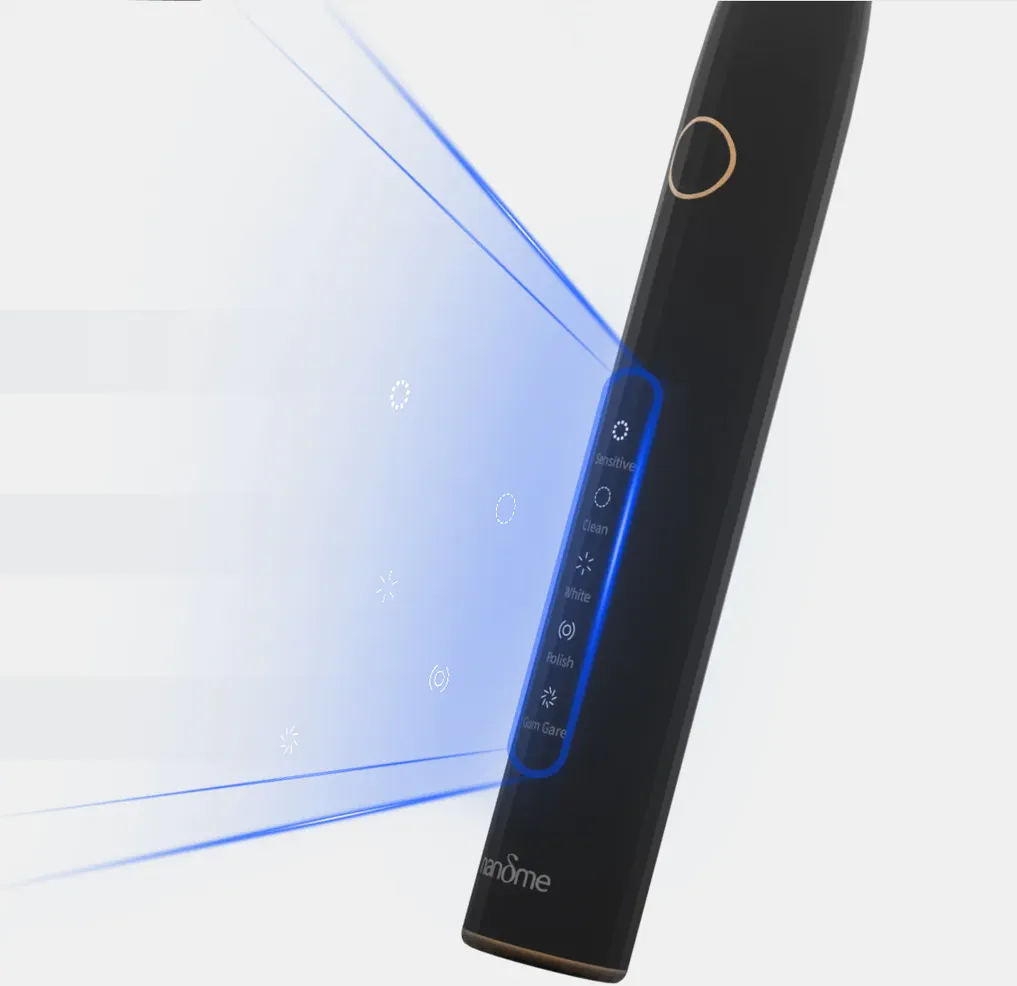 panel z programami przy szczoteczce