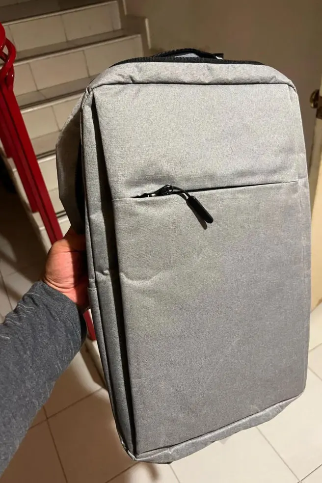 WERSJA GREY SLIM BACKPACK